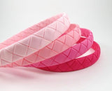 School Hair Accessories - custom made, choose colours needed- Single Colour Woven Ribbon Headband 1.5cm or 2.5cm