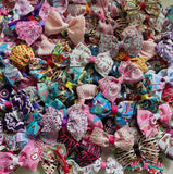 Mystery Pack of Ribbon Bows Clips, Hair Ties or Headbands
