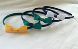 School Hair Accessories - custom made, choose colours needed- Bow Headband