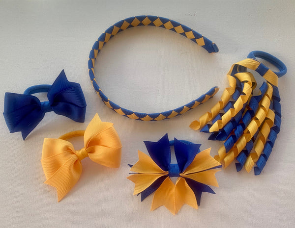 May Special School Hair Accessories - custom made, choose colours needed- Starter Pack
