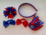May Special School Hair Accessories - custom made, choose colours needed- Starter Pack