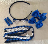 School Hair Accessories - custom made, choose colours needed- Preppy Pack