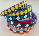 School Hair Accessories custom made, choose colours needed- Pack of 2 Woven Headbands