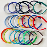 School Hair Accessories - custom made, choose colours needed- Woven Ribbon Headband 1.5cm or 2.5cm
