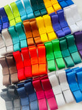 School Hair Accessories- custom made, choose colours needed- 2 Pairs of Mini Fringe Clips