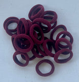 School Hair Accessories Choose Colours Small Seamless Soft Hair Ties 10 per pack