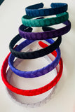 School Hair Accessories - custom made, choose colours needed- Woven Ribbon Headband 1.5cm or 2.5cm