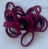 School Hair Accessories Choose Colours Seamless Soft Hair Ties 10 per pack