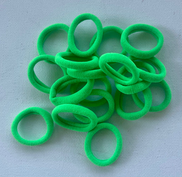 School Hair Accessories Choose Colours Small Seamless Soft Hair Ties 10 per pack