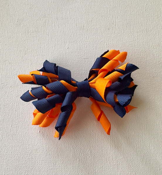 Korker clip orange and navy blue