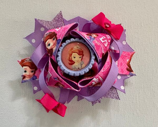 Sofia The First Boutique Hair Bow Clip