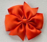 Large Pinwheel Ribbon Bow Clip choose colour needed
