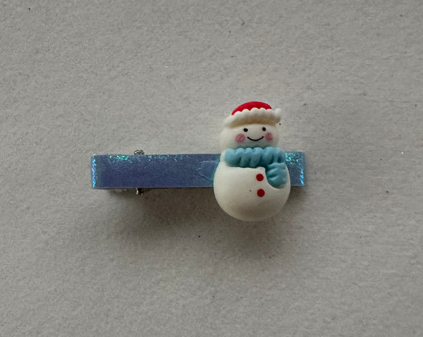 Christmas Bar Clip Snowman