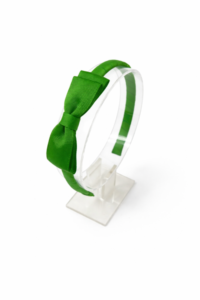 Emerald Green 3 inch Bow Headband School Hair Accessories