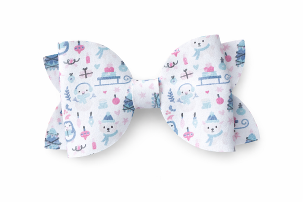 Christmas Santa Sleigh Bow