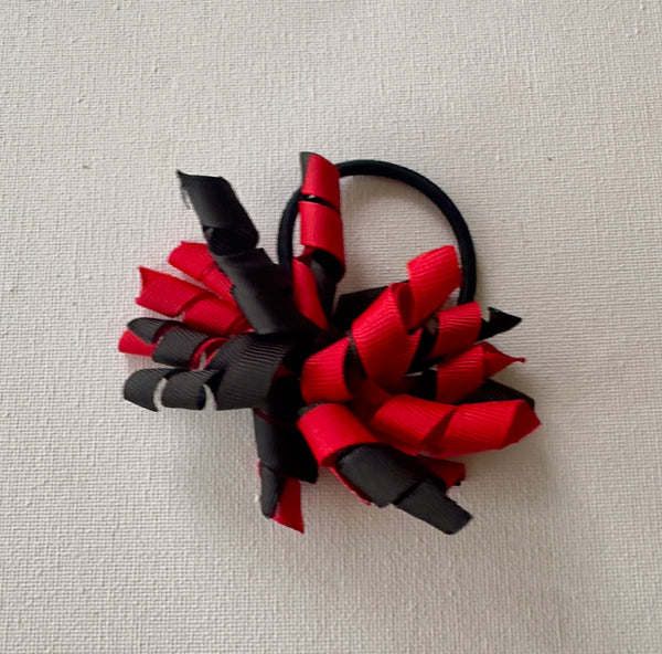 Korker hair tie red and black