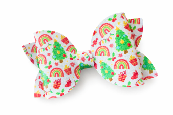 Christmas Rainbow Bow