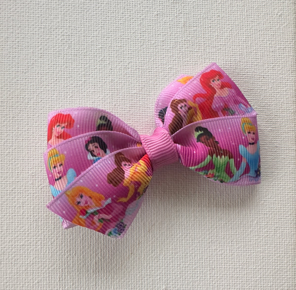 Disney Princess Pink Hair Bow Clip