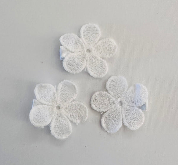 Ivory Flower Hair Clip