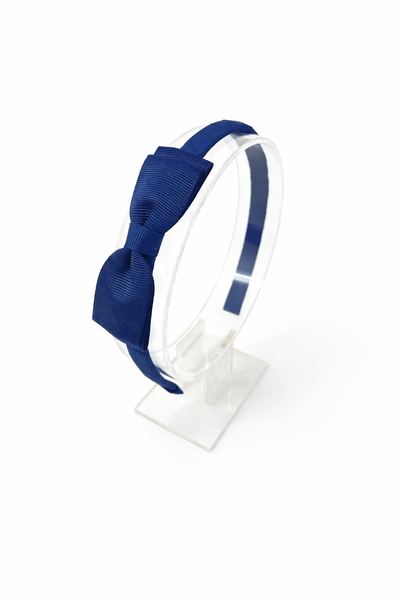 Navy 3 inch Bow Headband School Hair Accessories
