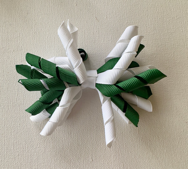 Korker clip forest green and white