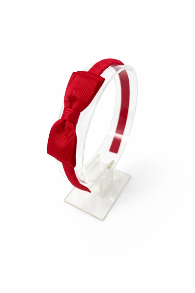 Red 3 inch Bow Headband School Hair Accessories