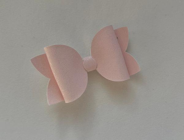 Pink Shimmer Christmas Bow