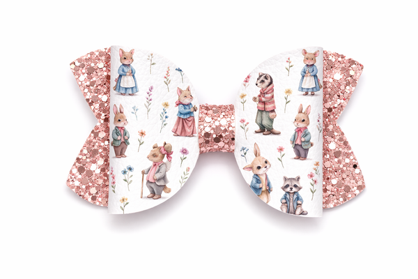 Vintage Rabbit Easter Hair Clip
