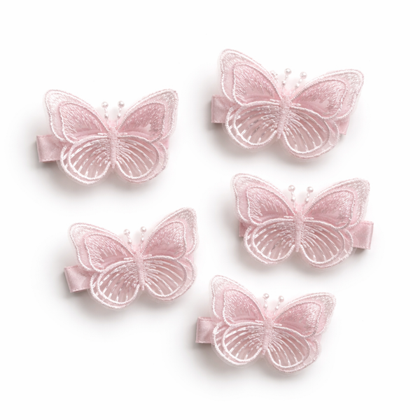 Light pink Butterfly Hair Clip