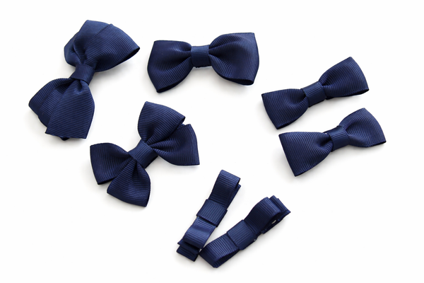 School Uniform, Sport Team Hair Accessories  -custom made, choose colours needed - Fringe Clips Pack