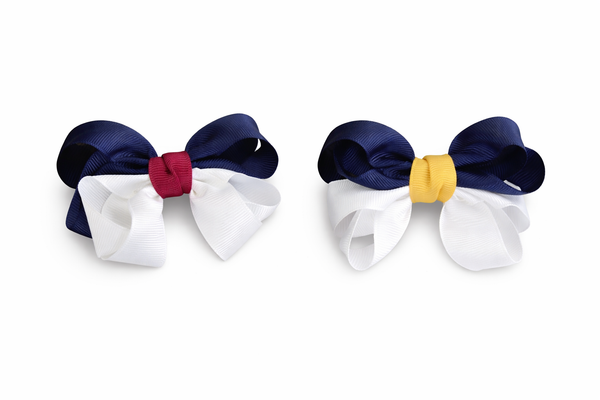 School Hair Accessories, choose colours needed Eight Loop Bow Clip, Hair Tie or Headband