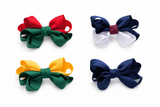 School Hair Accessories, choose colours needed Eight Loop Bow Clip, Hair Tie or Headband