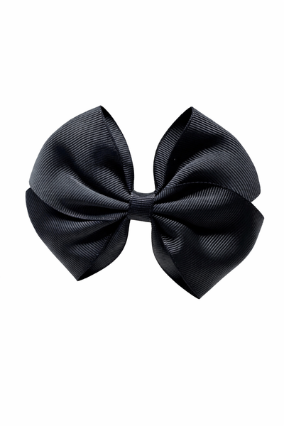 Black 4 Inch Bow Hair Clip School Hair Accessories
