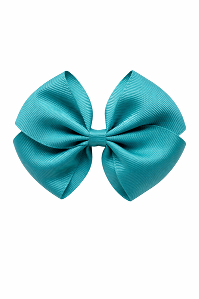 Jade 4 Inch Bow Hair Clip School Hair Accessories