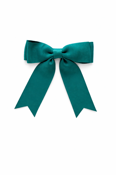 Jade 3.5 inch Tail Bow Hair Clip School Hair Accessories