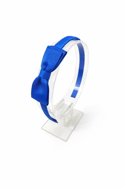 Royal Blue 3 inch Bow Headband School Hair Accessories