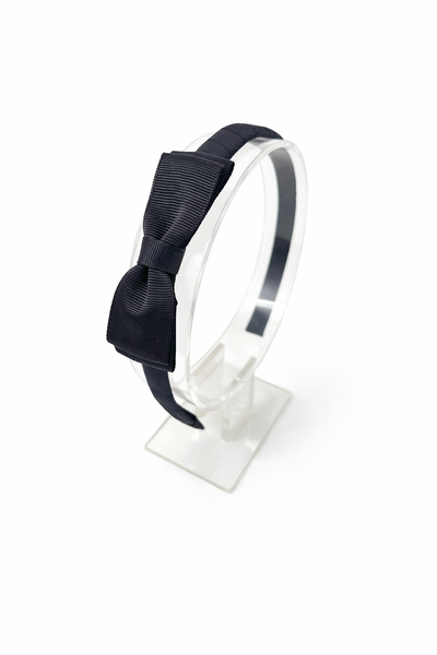 Black 3 inch Bow Headband School Hair Accessories
