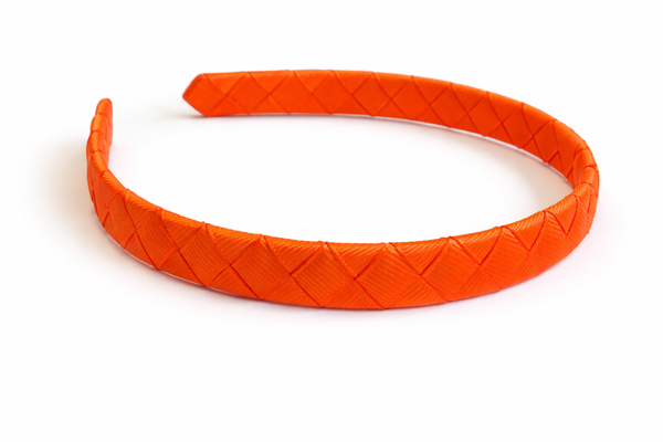 Torrid Orange Woven Ribbon Headband School Hair Accessories