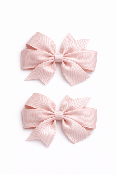 Sideshow Rose 2.5 inch pair Pinwheel bow clips School Hair Accessories