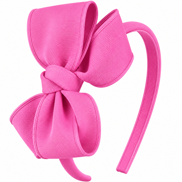 Garden Rose Bow Headband School Hair Accessories