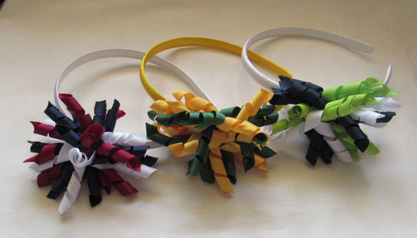 School Hair Accessories -custom made, choose colours needed -Korker Headband