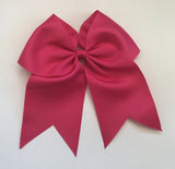 Large 8 inch (20cm) cheer style bows Hair Tie