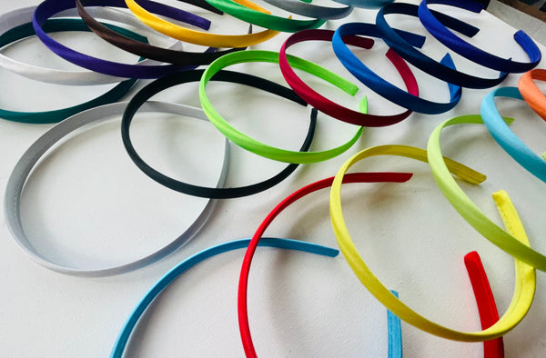 School Hair Accessories Satin Headband choose colours needed