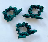 School Hair Accessories small scrunchie with bow Hair Ties