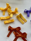 School Hair Accessories- custom made, choose colours needed- 3 pairs of Mini Fringe Clips
